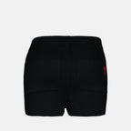 Shorts Mini short côtelé Ami PARIS Schwarz Femme
