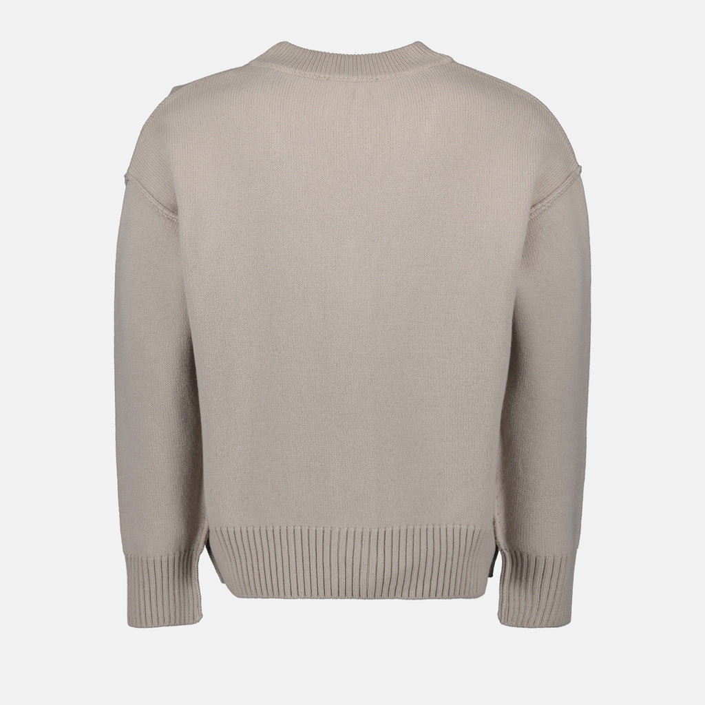 Maille Cardigan Ami de Coeur Ami PARIS Beige Unisexe