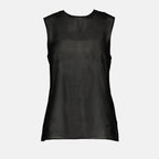 Tops Top de Seda Ami PARIS Negro Femme