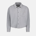 Chemises Chemise en jean Ami PARIS Gris Homme