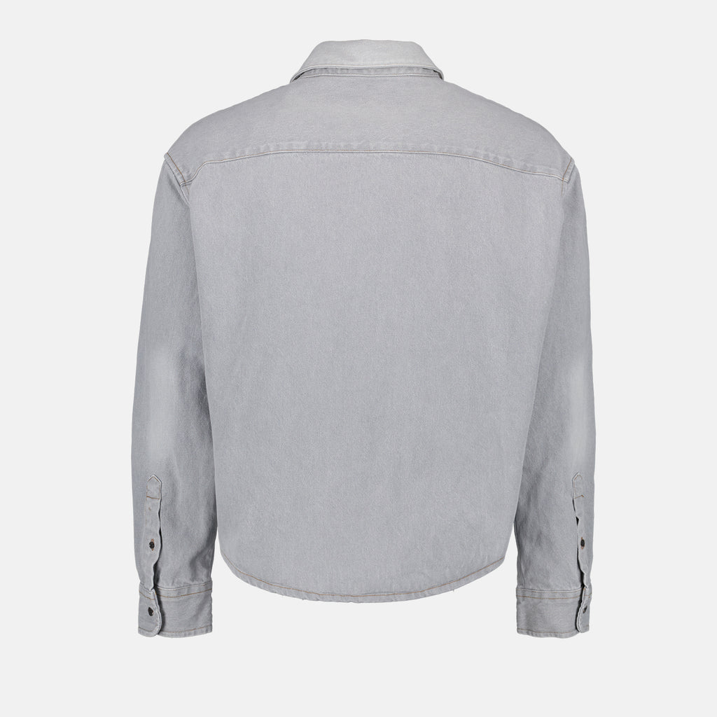 Chemises Chemise en jean Ami PARIS Gris Homme