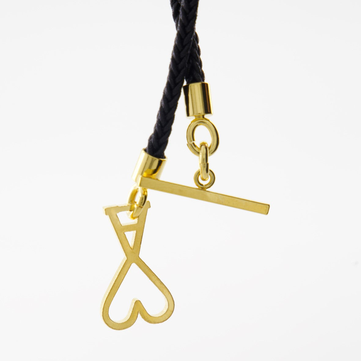 Joias Bracelet Ami de Coeur Ami PARIS Preto Unissex