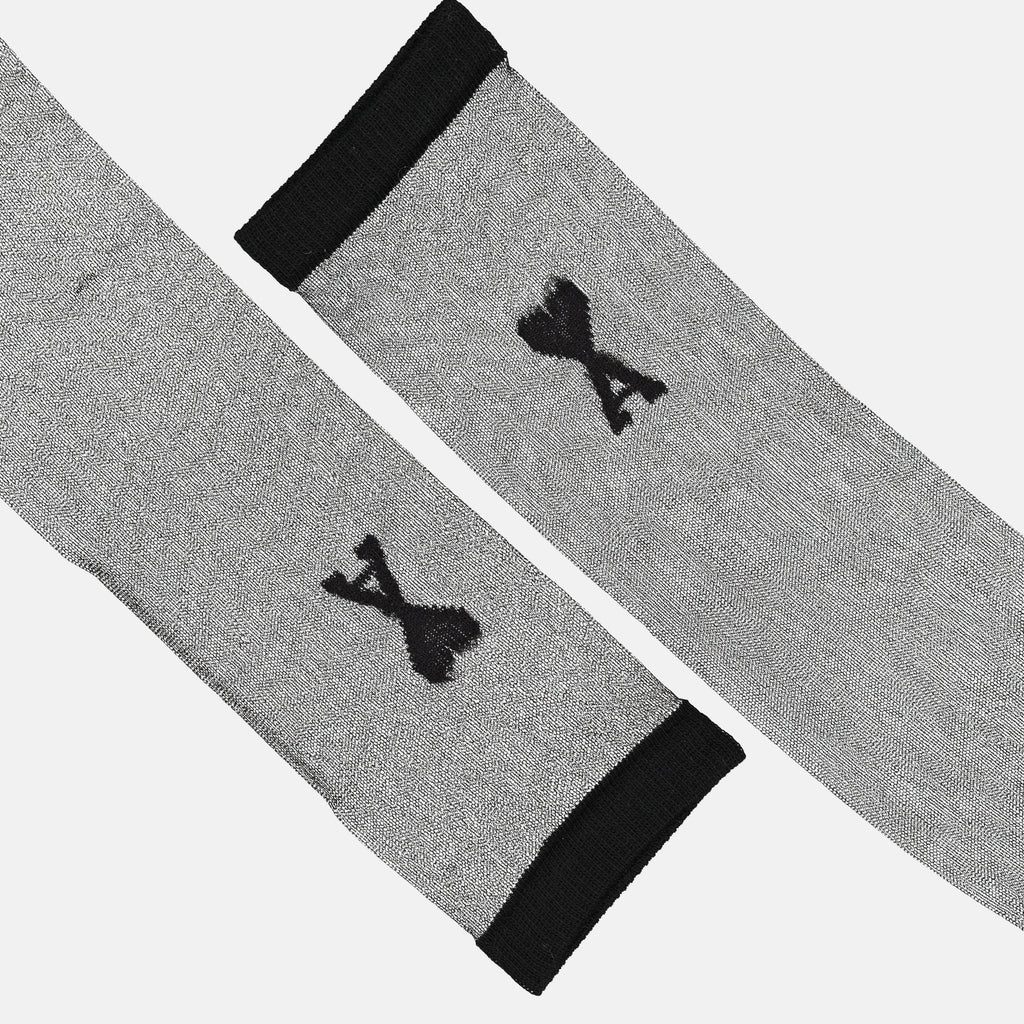 언더웨어 및 홈웨어 Chaussettes Ami de Coeur Ami PARIS 회색 남여공용