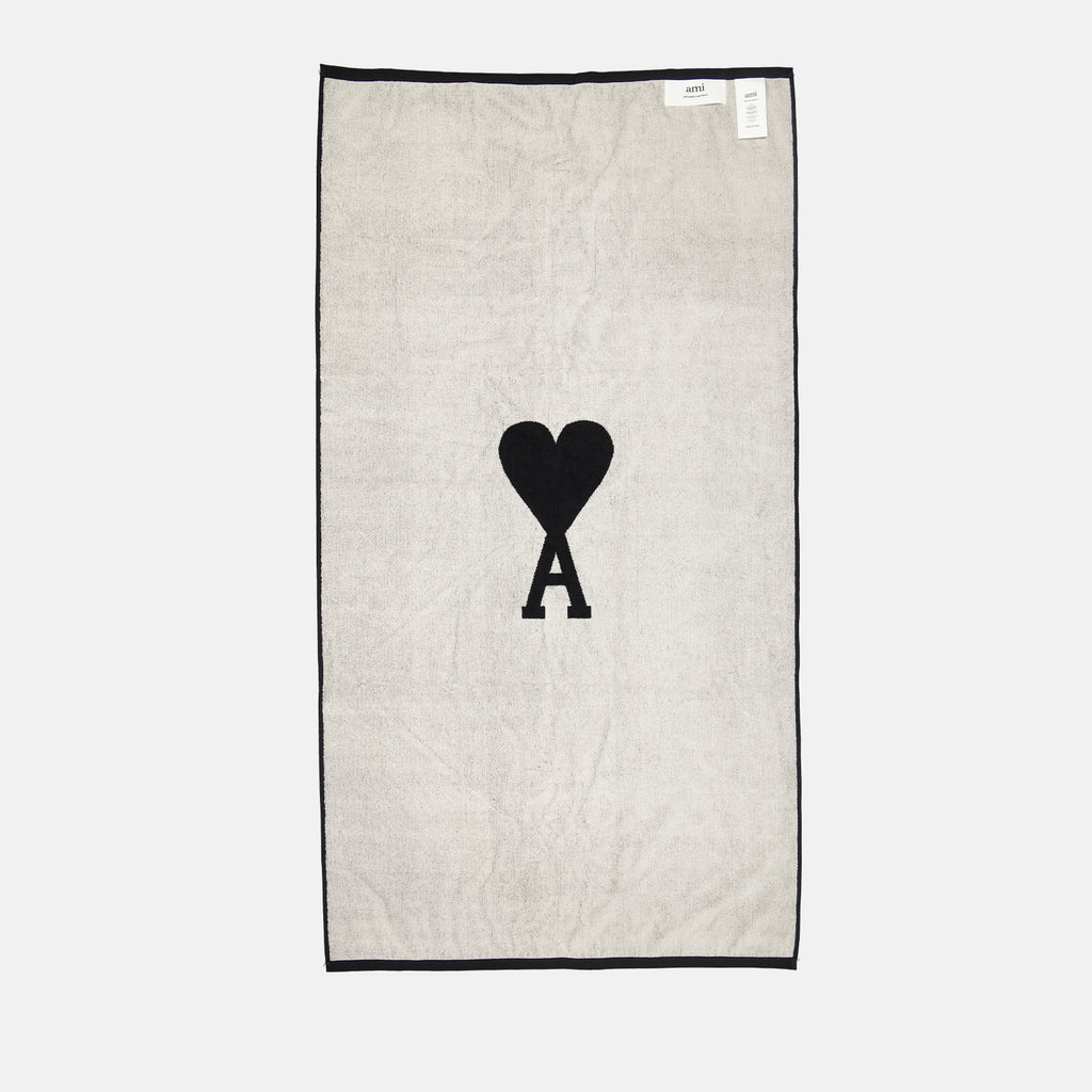 Lifestyle Ami de Coeur beach towel Ami PARIS Black Unisex