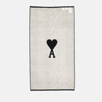 Lifestyle Ami de Coeur beach towel Ami PARIS Black Unisex