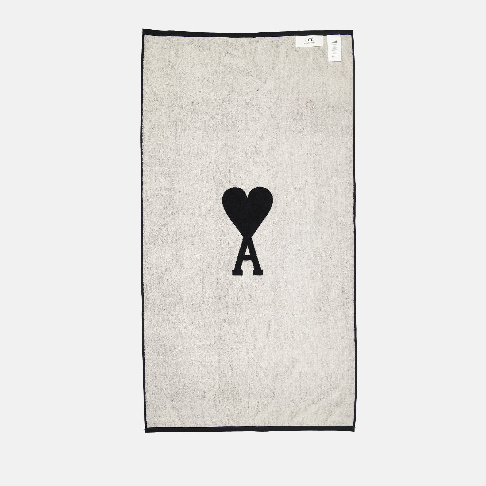 Lifestyle Ami de Coeur beach towel Ami PARIS Black Unisex