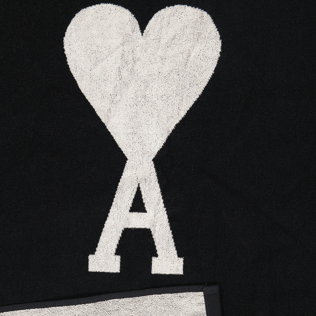 Lifestyle Ami de Coeur beach towel Ami PARIS Black Unisex