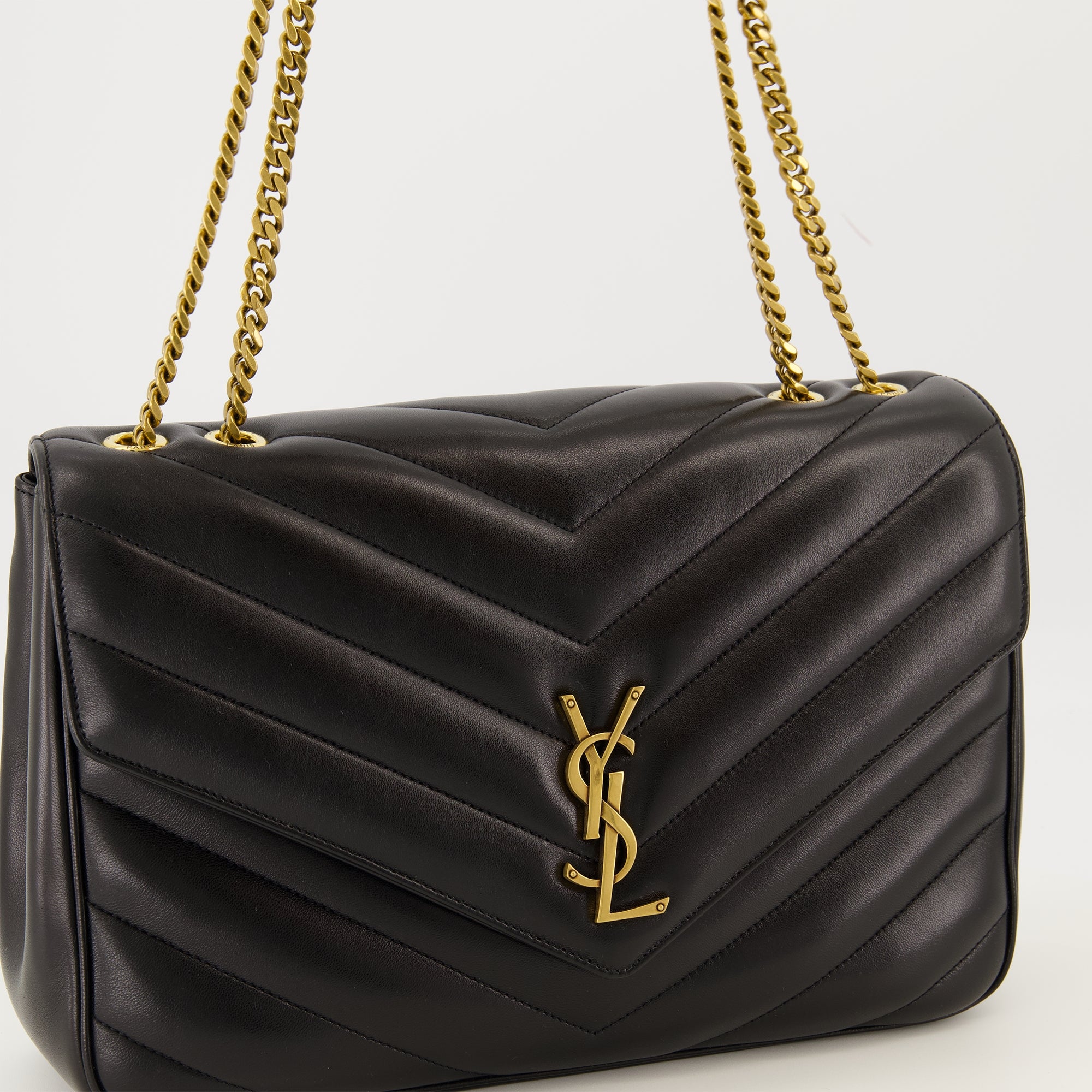 Immagine della borsa Loulou grande di Saint Laurent per donna - Stagione Autunno-Inverno 2025 - Vista Dettagliata_2