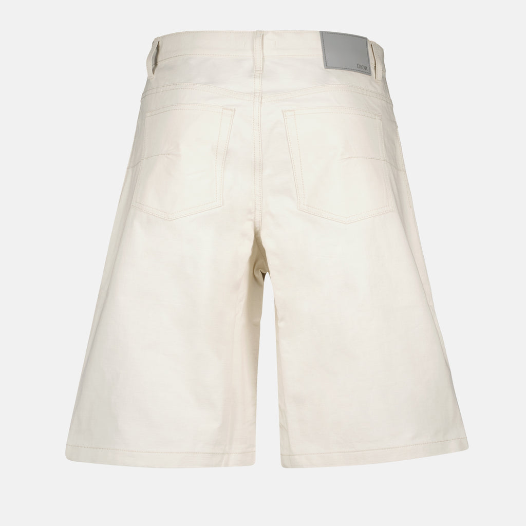 Shorts CD Heart Bermuda Dior White Homme