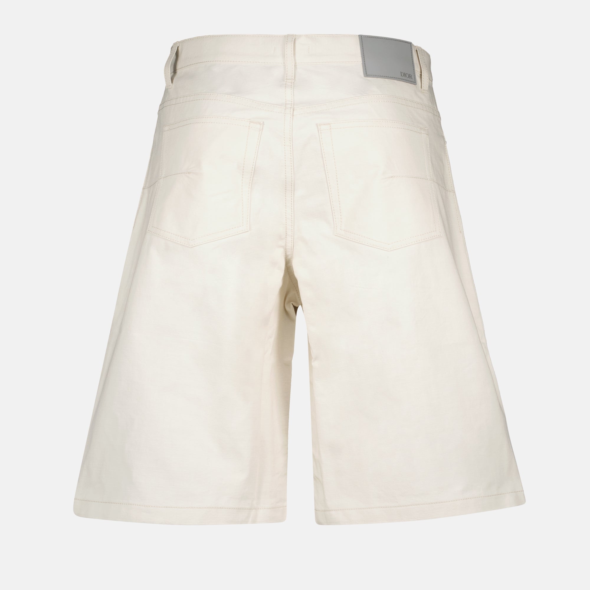 Shorts CD Heart Bermuda Dior White Homme