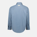 Chemises Chemise à rayures Ami PARIS Bleu Homme