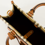 Handbags and shoulder bags Mini cabas Freya Burberry Beige Femme