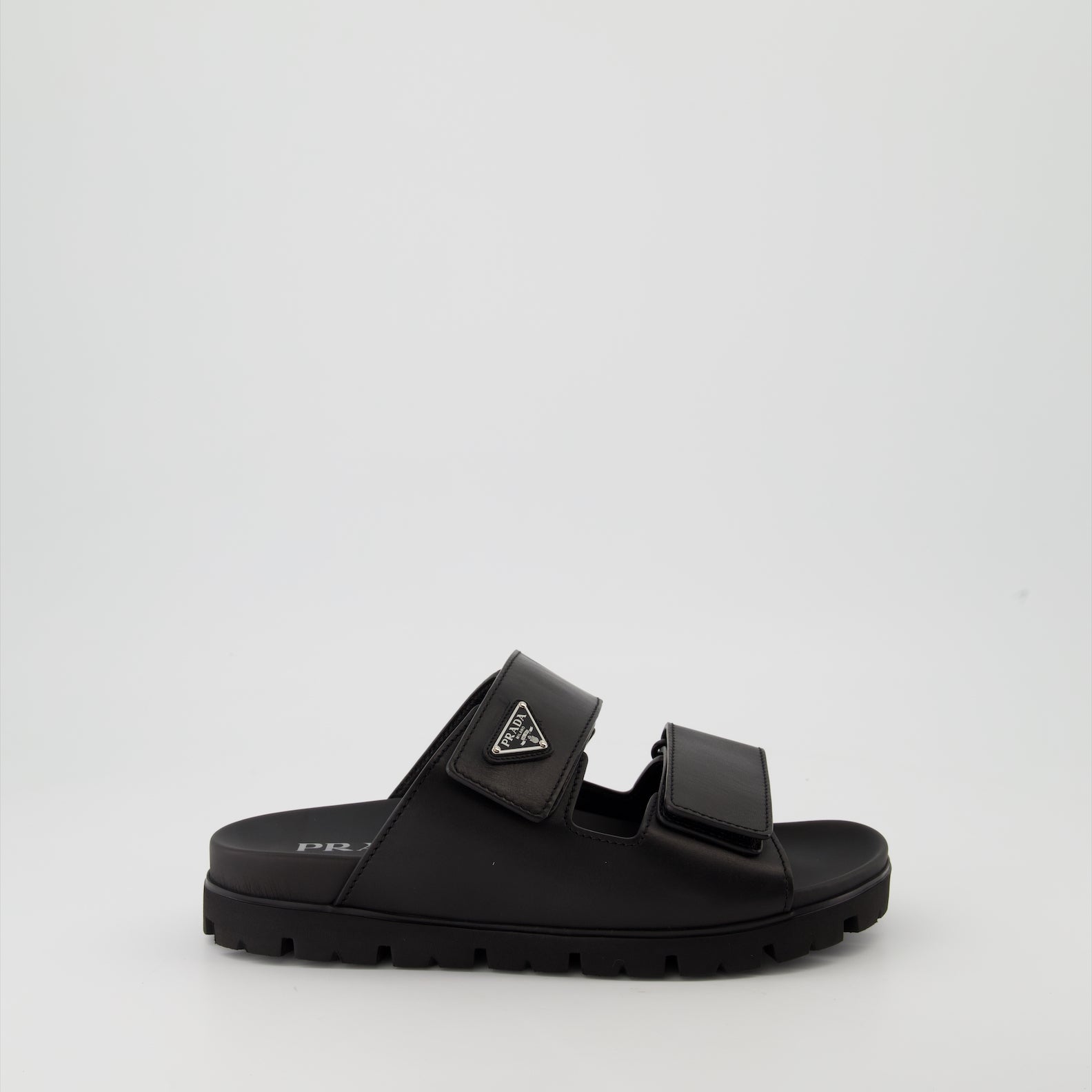 Sandales à brides en cuir