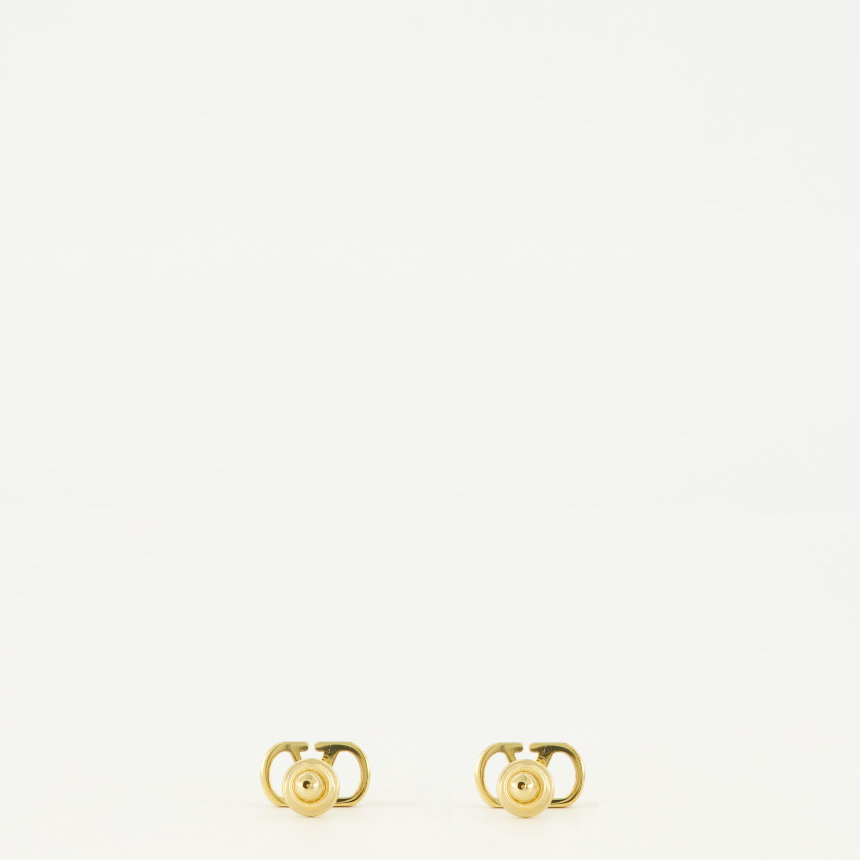 Bijoux Boucles d'oreilles VLogo en métal doré Valentino Garavani Doré Femme