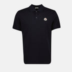 Polos Polo à logo Moncler Bleu foncé Homme