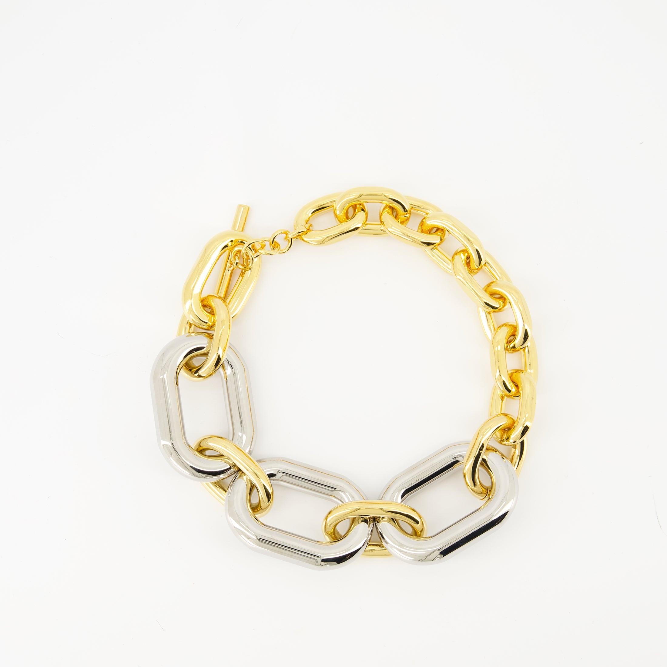 Bijoux Collier XL Link Rabanne Doré Femme