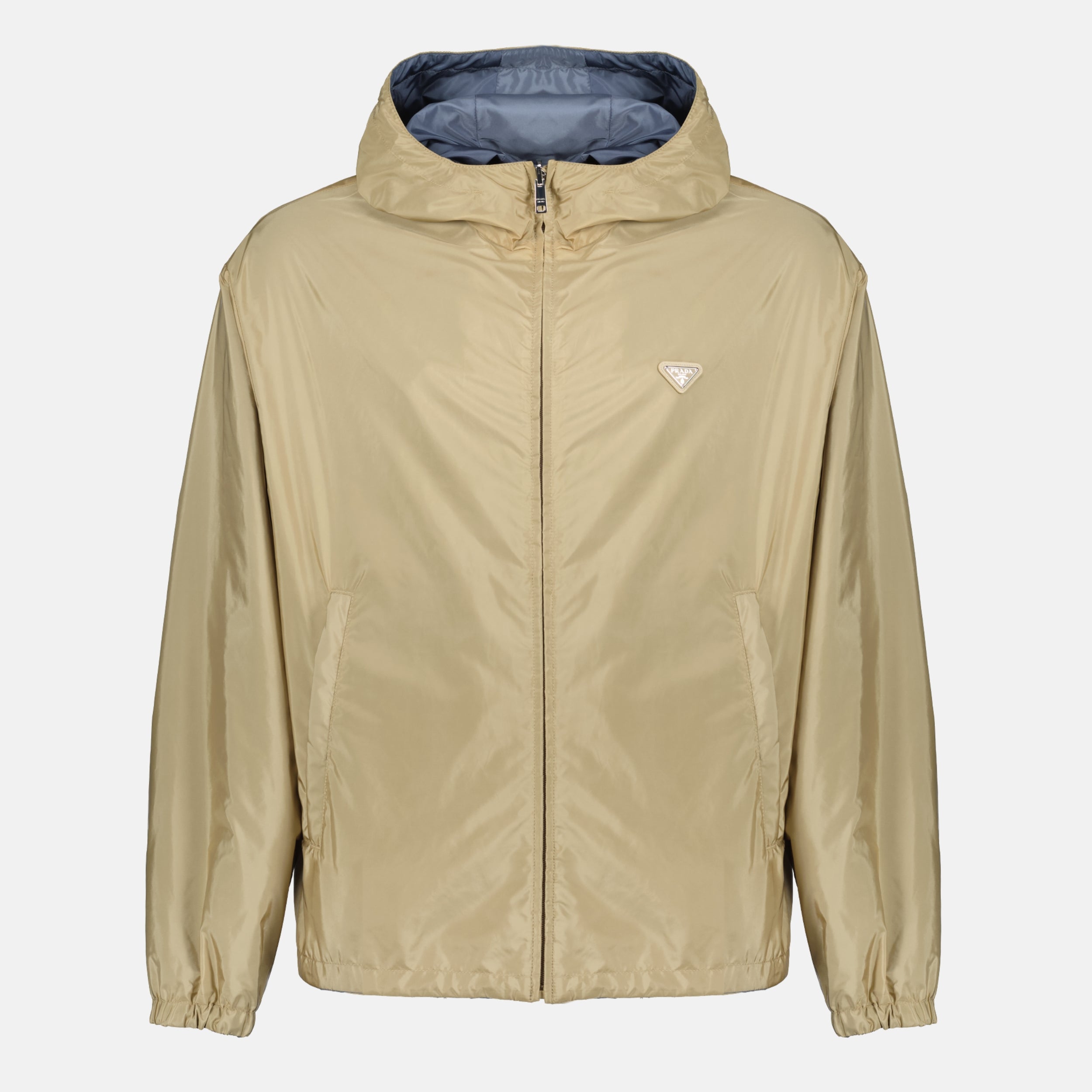 Vestes Veste réversible en Re-Nylon marron Prada Beige Homme