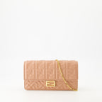 Crossbody bags Baguette Wallet with Chain Fendi Pink Femme
