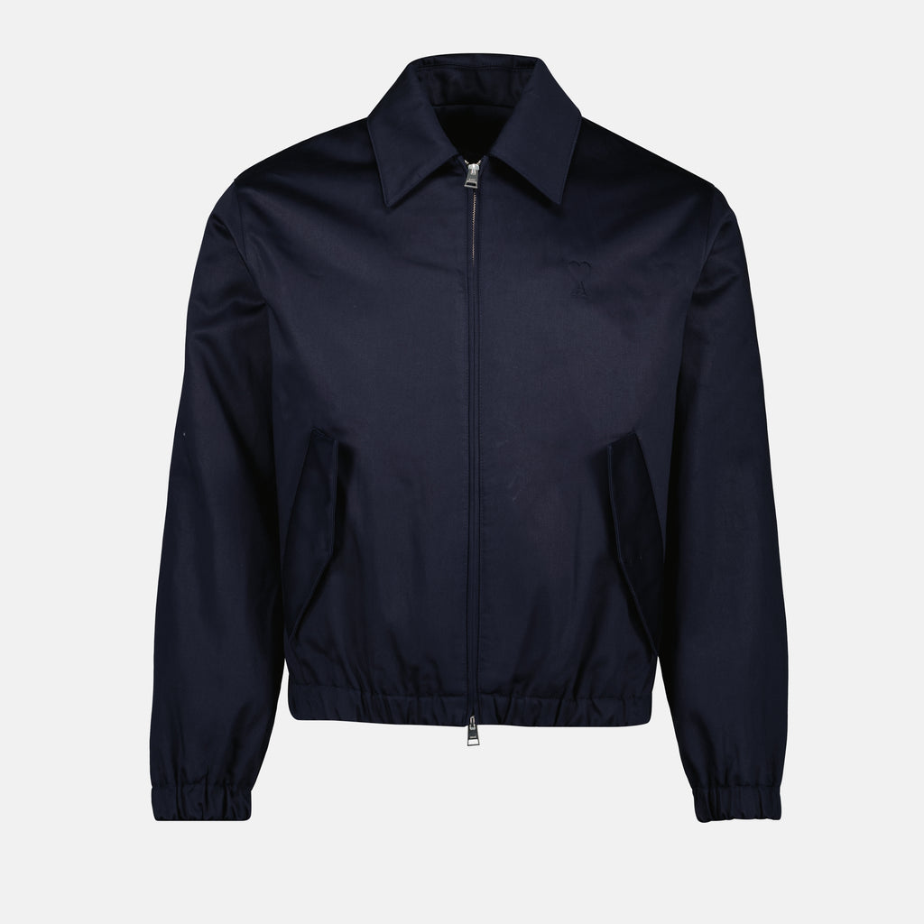 Vestes Veste zippée Ami de coeur Ami PARIS Bleu foncé Homme