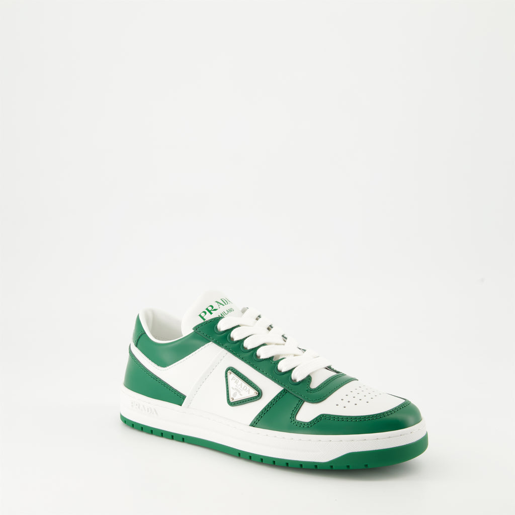Sneakers Downtown Sneakers Prada Green Femme