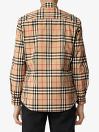 Chemises Chemise à carreaux Burberry Beige Homme