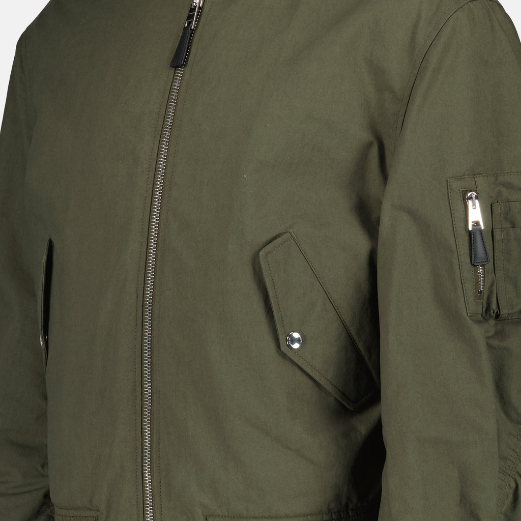 Bild des Givenchy Khaki Stamp Bomberjacke für Herren - Frühjahr-Sommer 2026 - Detailansicht_1