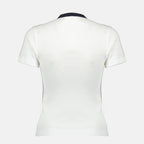 Imagen de la camiseta blanca con logo de Patou para mujer - Temporada Primavera-Verano 2026 - Vista Trasera