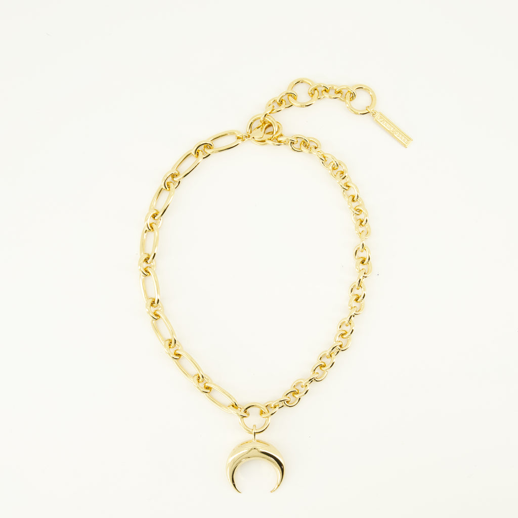 Bijoux Collier Moon doré Marine Serre Doré Unisexe