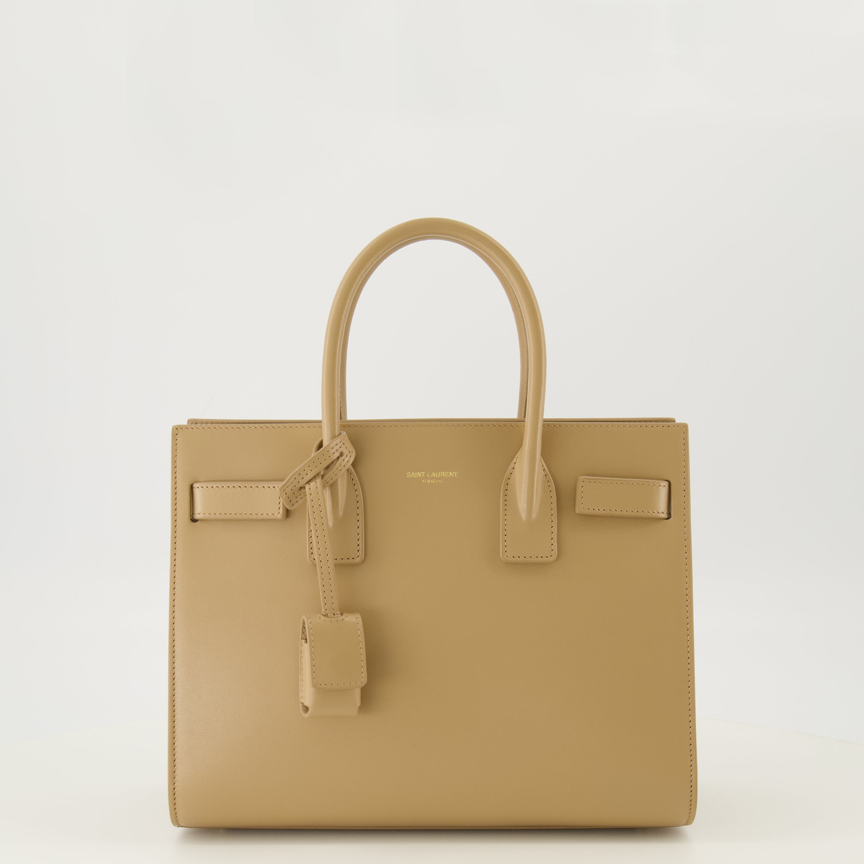 Sacs à main et épaule 부드러운 베이지 가죽으로 만든 베이비 데이 백 Saint Laurent Beige Femme