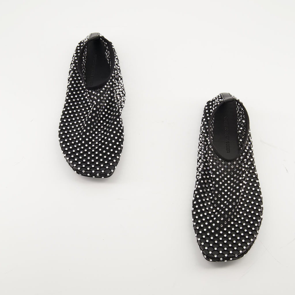 Image de l'article Ballerines Minette Flat de la marque Christopher Esber pour Femme - Saison Automne-Hiver 2025 - Vue de dessus paire de chaussure