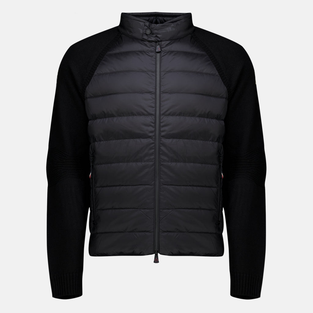 Vestes Chaqueta negra bicolor Moncler Grenoble Noir Homme