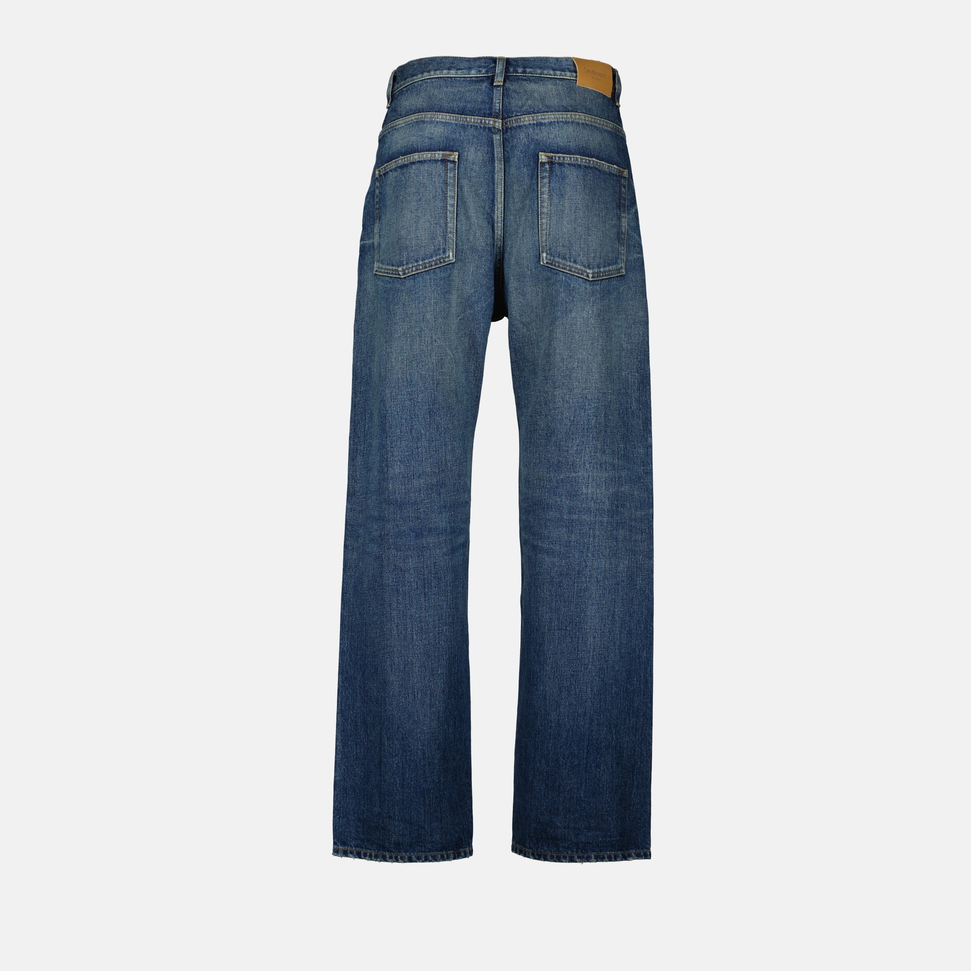 Pantalons Jeans taille haute Saint Laurent Bleu Homme