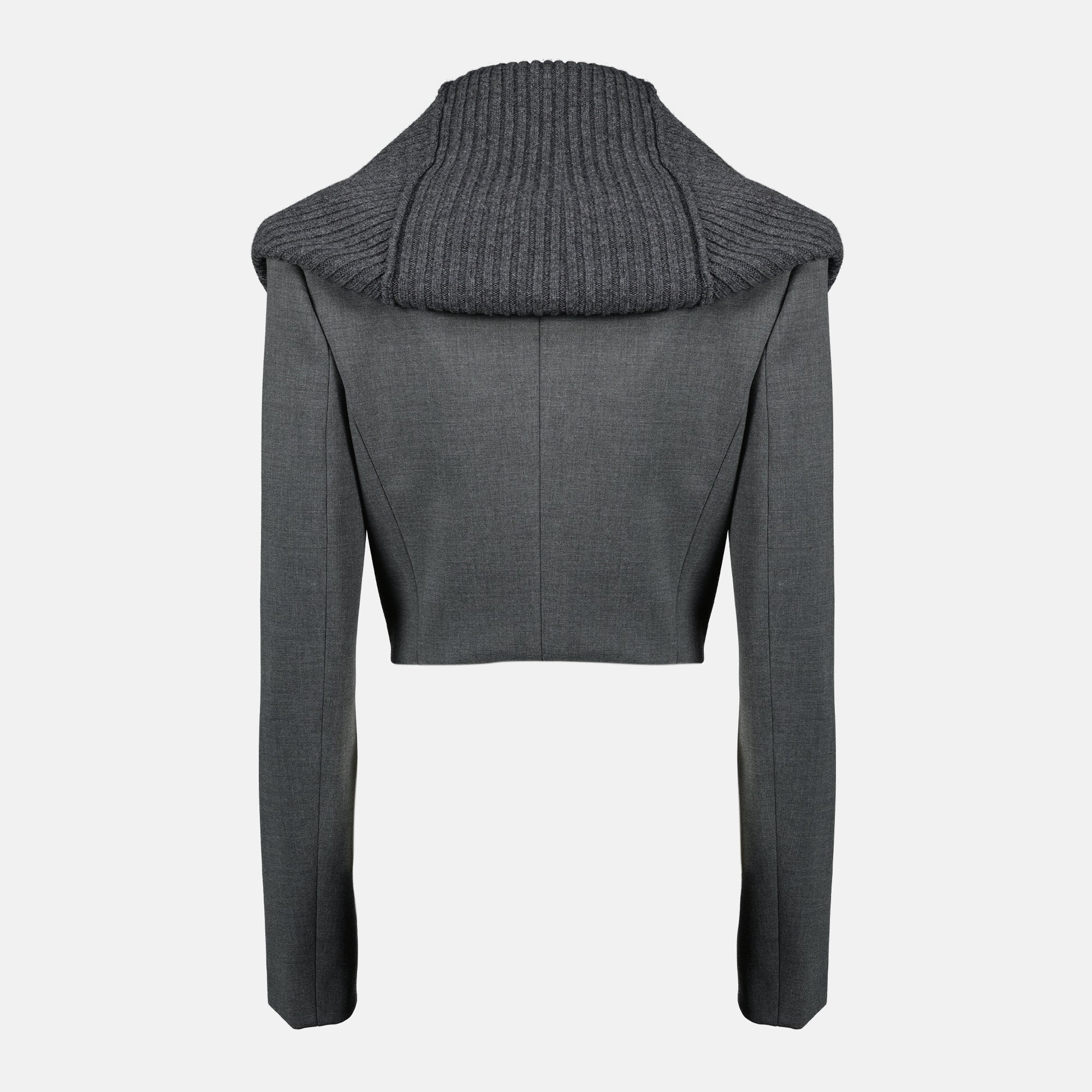 Image de l'article Veste courte G-Olden grise de la marque Diesel pour Femme - Saison Printemps-Été 2026 - Vue de Dos