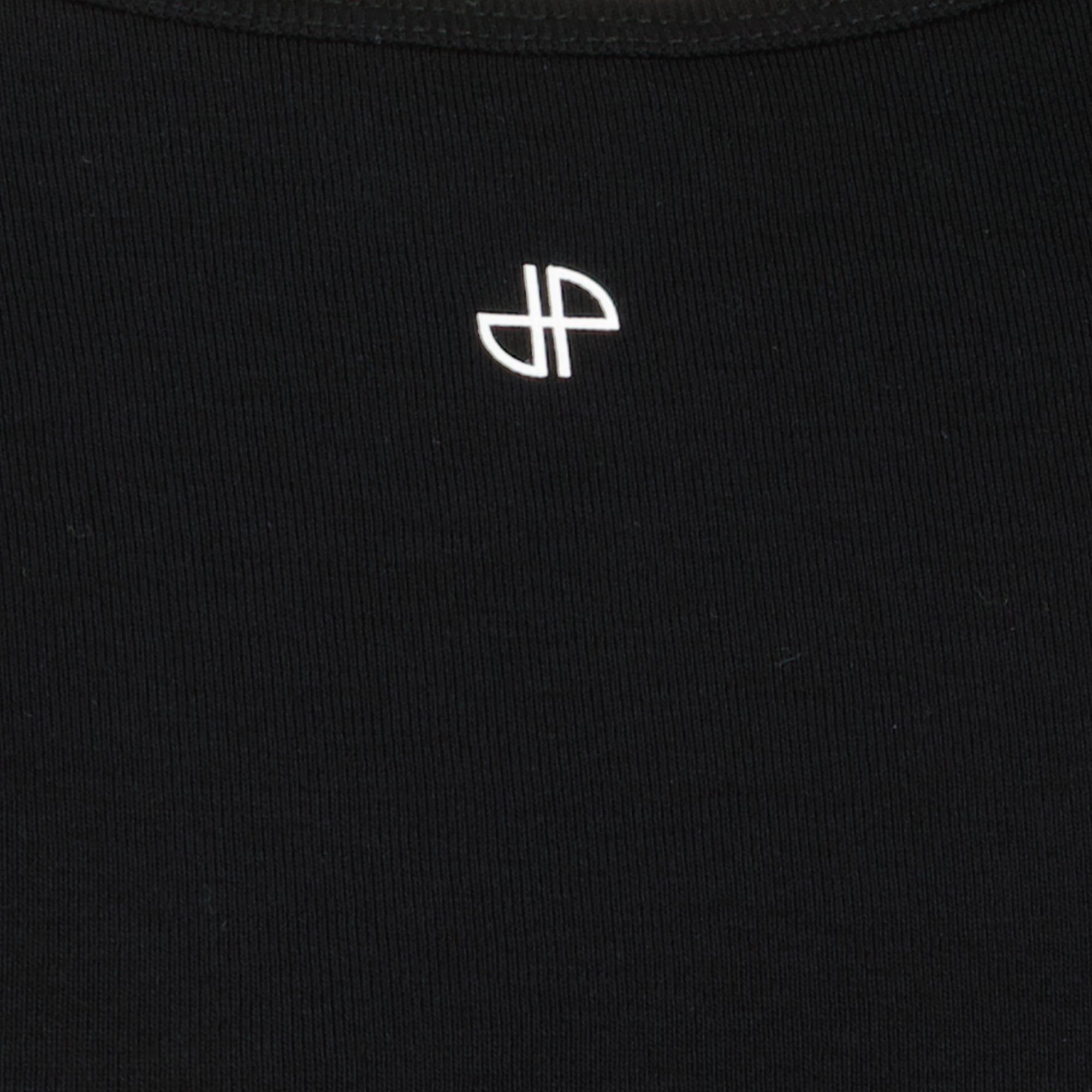 Image de l'article Débardeur côtelé noir de la marque Patou pour Femme - Saison Printemps-Été 2026 - Vue détaillée_2