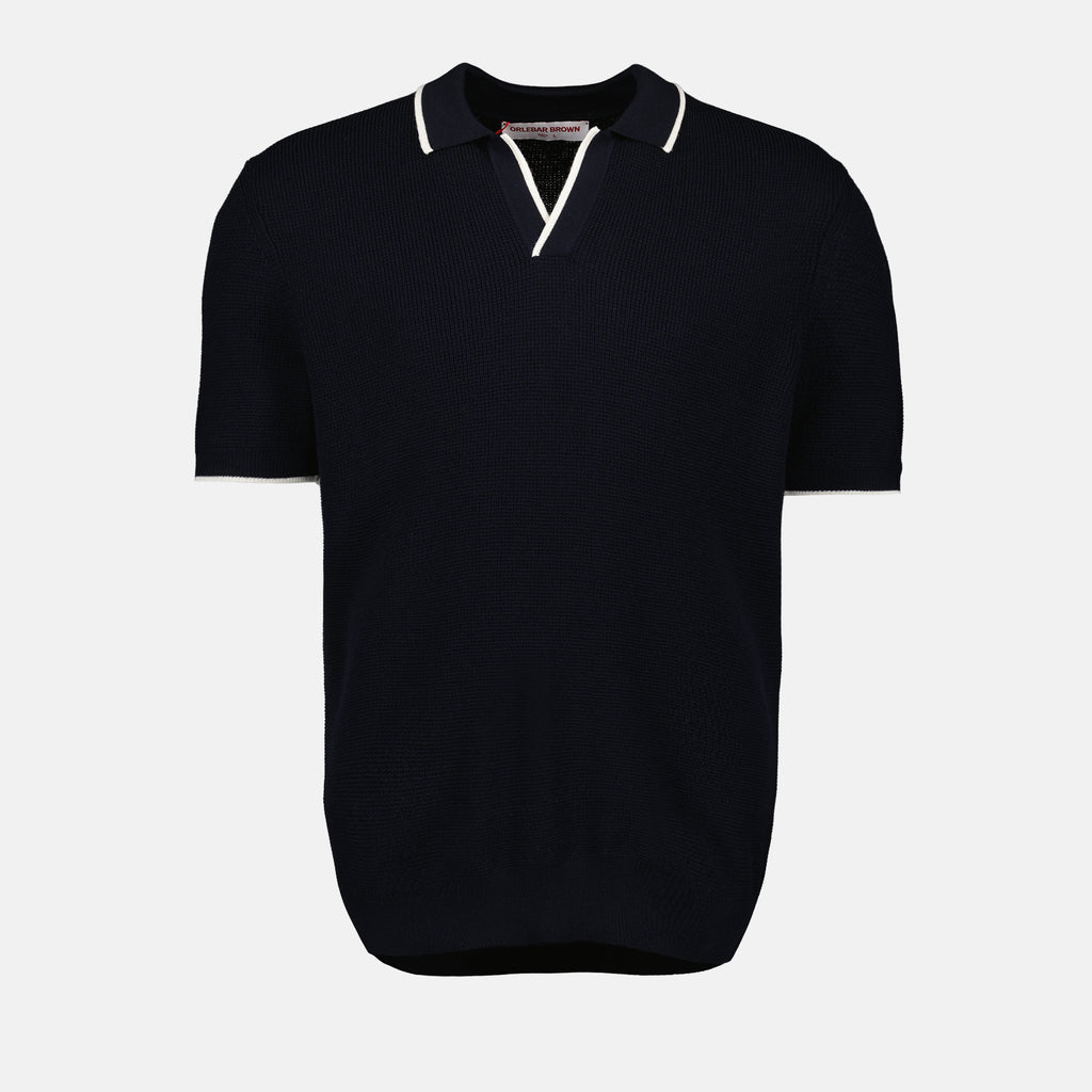 Polos Polo Horton Orlebar Brown Bleu Homme