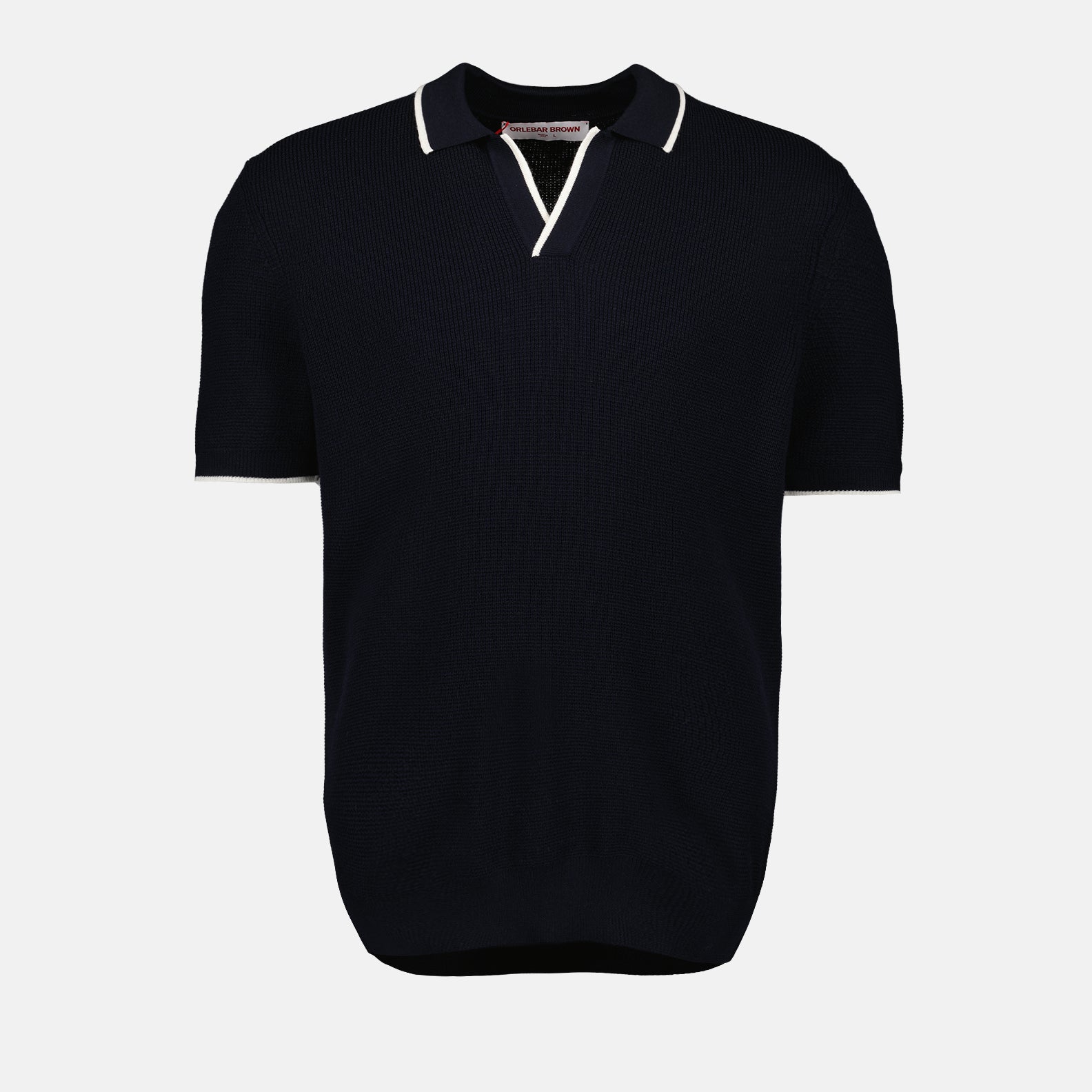 Polos Polo Horton Orlebar Brown Bleu Homme