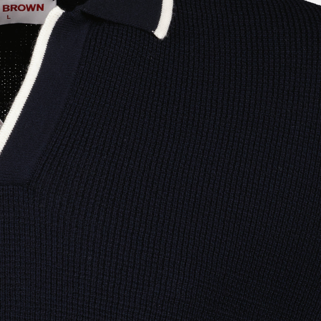 Polos Polo Horton Orlebar Brown Bleu Homme