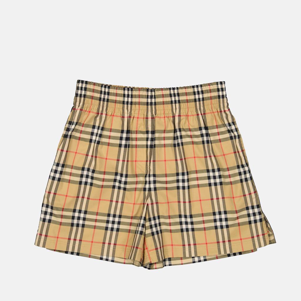 Shorts Short à carreaux Burberry Beige Femme