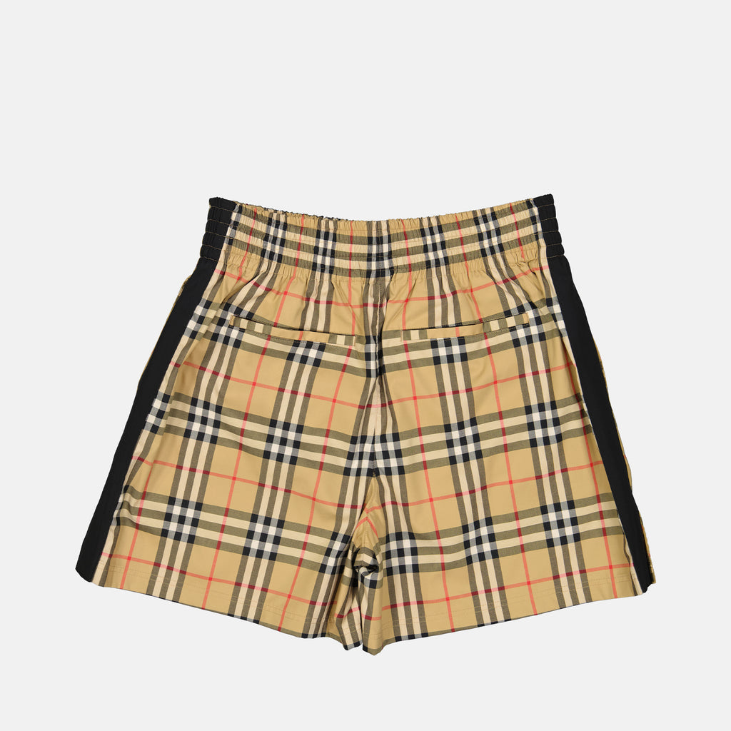 Shorts Short à carreaux Burberry Beige Femme