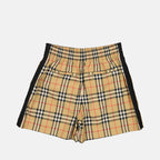 Shorts Short à carreaux Burberry Beige Femme