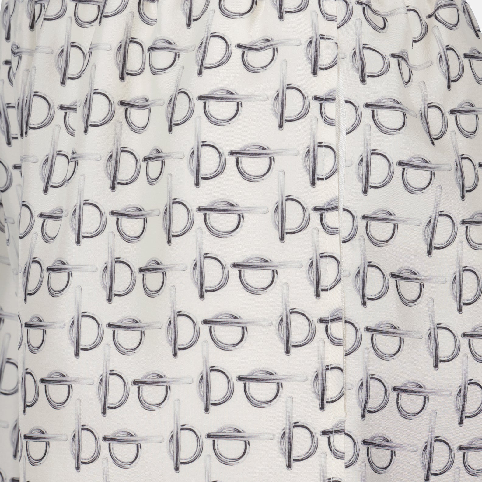 Shorts Silk B Shorts Burberry Gray Women