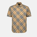 Chemises Chemise à carreaux Burberry Beige Homme
