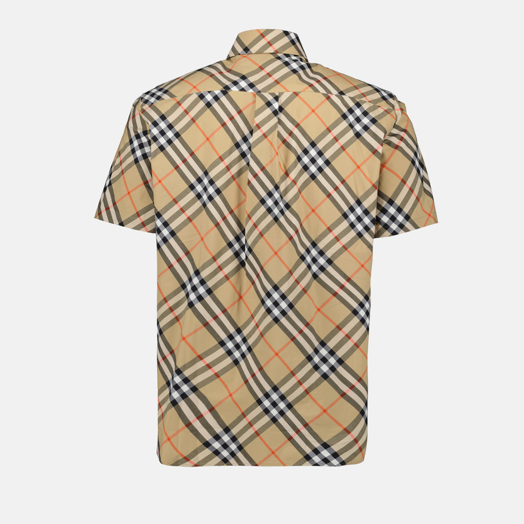Chemises Chemise à carreaux Burberry Beige Homme