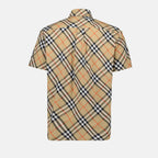 Chemises Chemise à carreaux Burberry Beige Homme