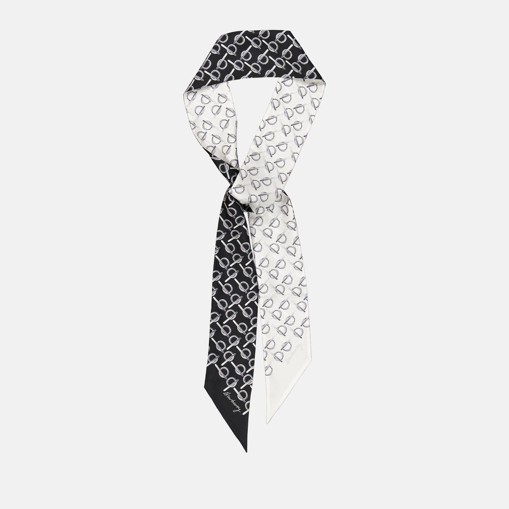 Schals und handschuhe Foulard réversible B Burberry Grau Femme