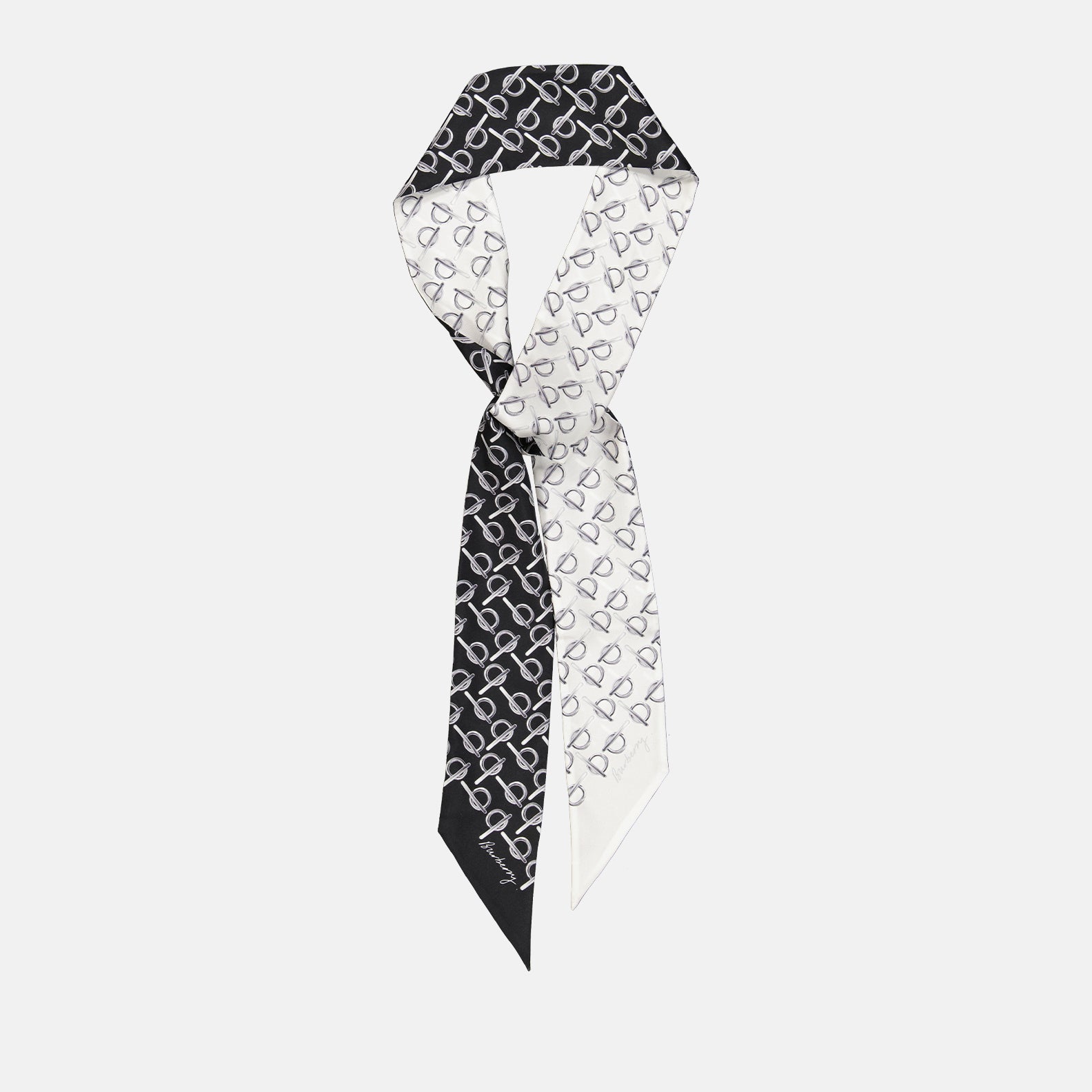 Schals und handschuhe Foulard réversible B Burberry Grau Femme