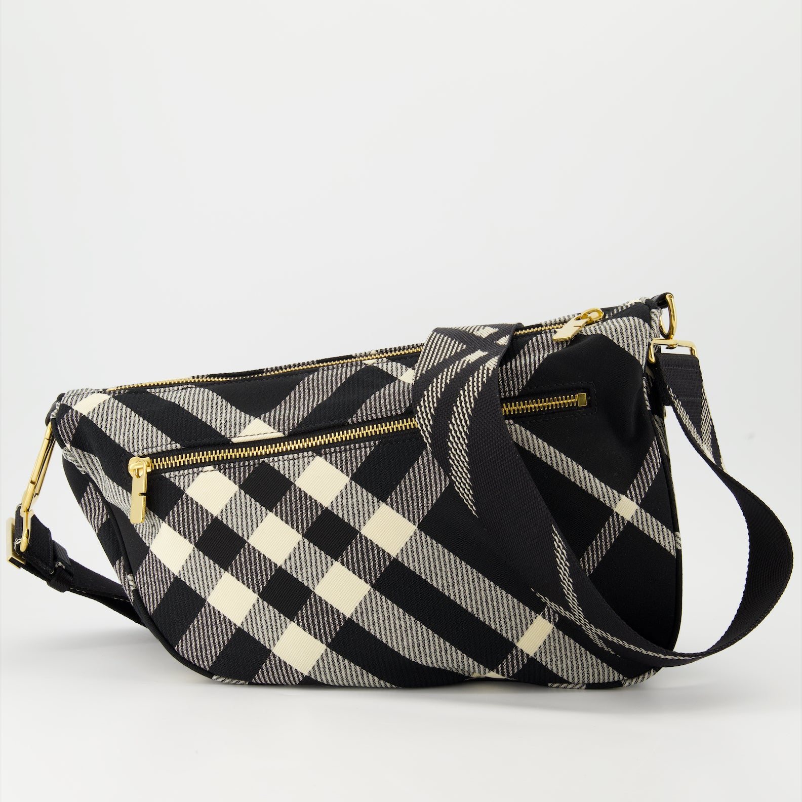 Sacs bandoulière Sac messenger Shield Burberry Noir Femme