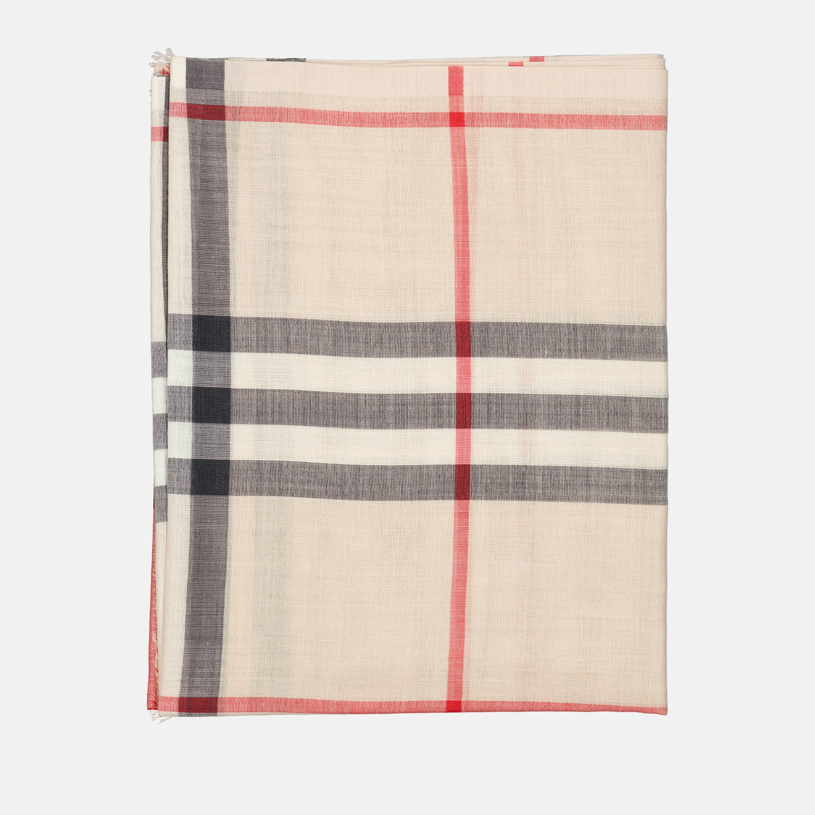 Sciarpe e guanti Châle à carreaux Burberry Beige Unisex