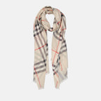 Sciarpe e guanti Châle à carreaux Burberry Beige Unisex