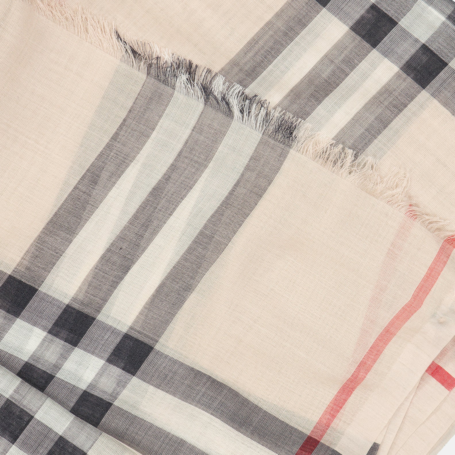 Sciarpe e guanti Châle à carreaux Burberry Beige Unisex